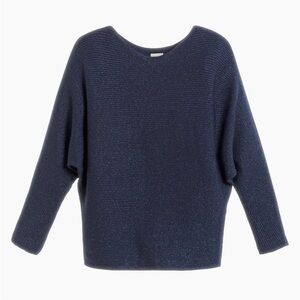 💝 Chico’s Shine Detail Demi Pullover Sweater Size 1 Medium